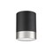 Z-Lite Algar Flush Mount, 1-Light, 6 In.W x 8 In.H, Matte Black + Brushed Nickel/Frosted 1006F6-MB-BN-LED - alternate 8